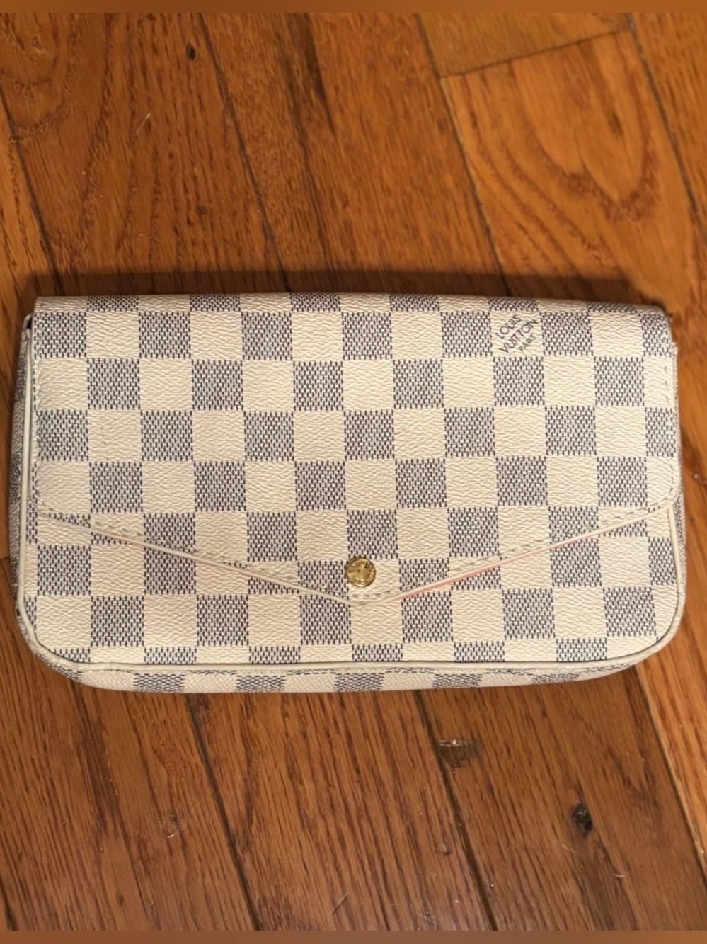 White Monogram Crossbody